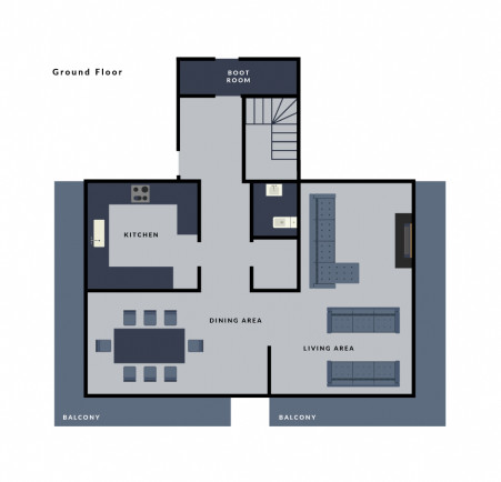 Chalet L’Arclusaz Mottaret Floor Plan 2